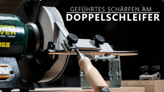 Spezial-Schleifmaschine für Schnitzer - 150 bg Scheppach HD Doppelschleifer - YouTube