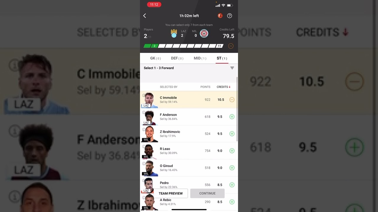 LAZ vs MIL Dream11 Team | Fantasy Football Tips | Lazio vs Milan | Serie A