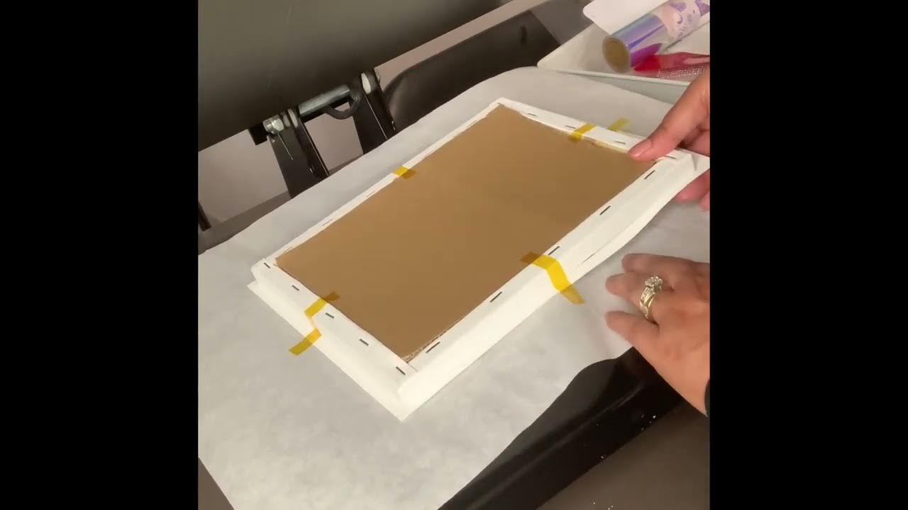 SUBLIMATION ON DOLLAR TREE WOOD DECOR  Beginner Sublimation Tutorial 