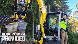 Uusi Wacker Neuson EZ50 koeajossa. Konepörssi testing new Wacker Neuson EZ50 FIN 2022