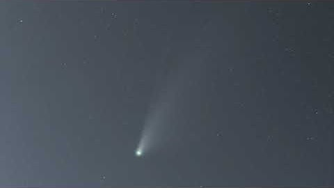 Comet NEOWISE 2020 time lapse 4k