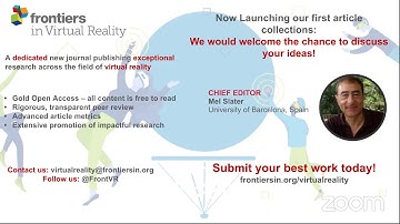 Mel Slater - "Transforming The Self Through Virtual Reality"