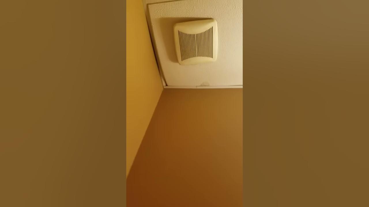 Fast startup Broan exhaust fan and ROCKIN MUSIC!!!