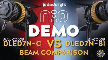 The NEO DLED7N-C Multicolor VS the NEO DLED7N-Bi Bi-color dedolights