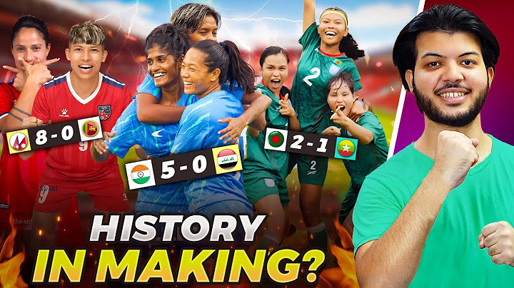 INDIA & NEPAL A STEP AWAY FROM GLORY! BANGLADESH CREATED HISTORY🔥 INTO ASIA CUP #indianfootball