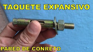 Taquete Expansivo Para Concreto Prueba de Resistencia