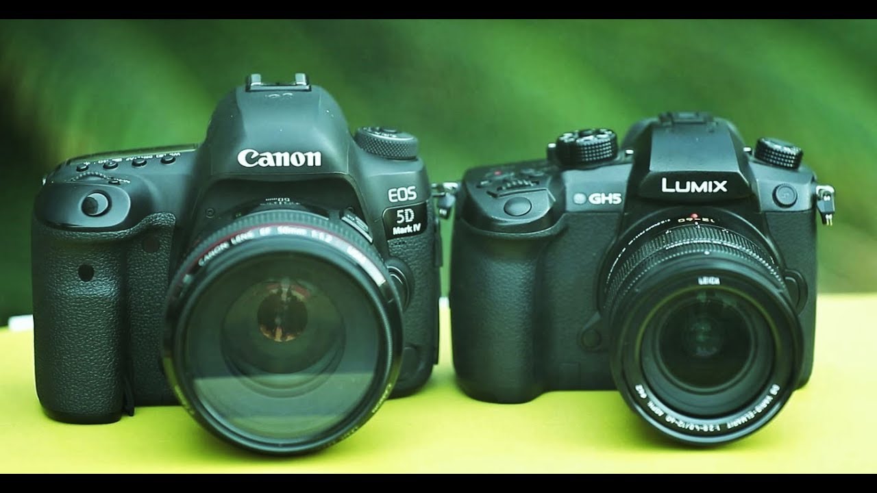 Shootout: Canon 5D Mark IV vs Panasonic Lumix GH 5 - YouTube
