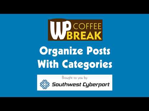 Organize Posts with Categories