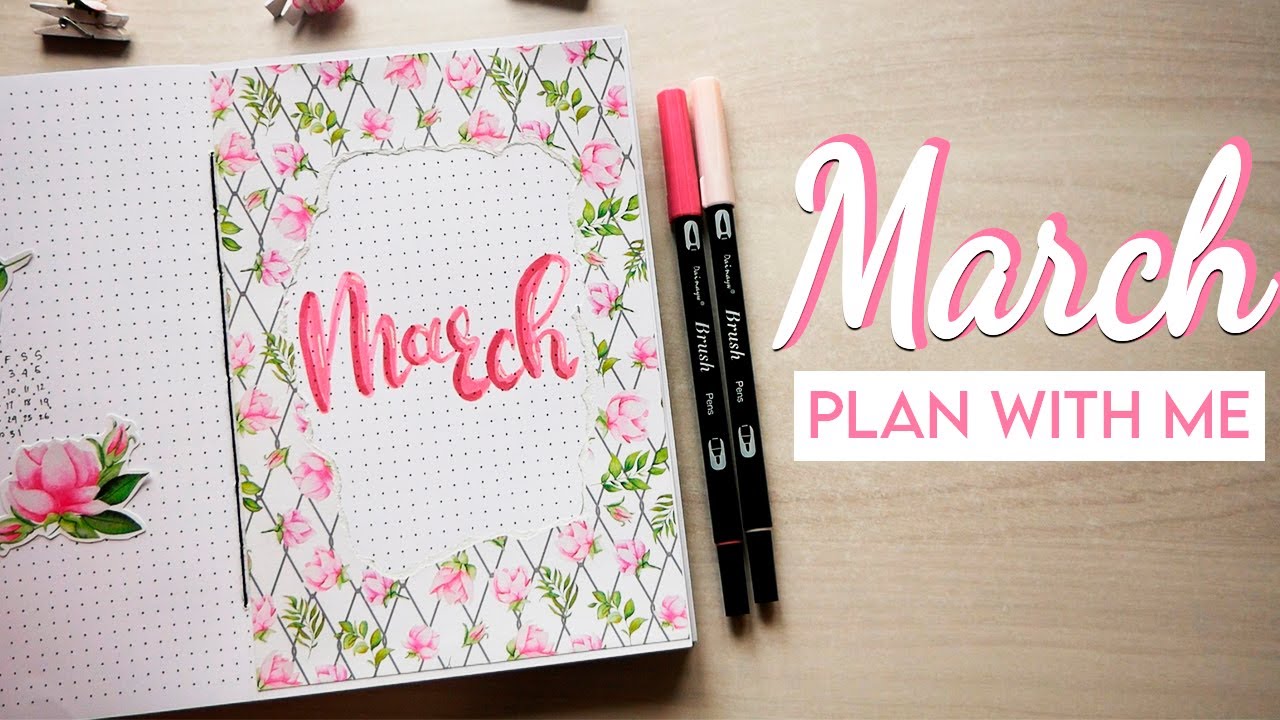 🌷PLAN WITH ME | March 2023 Bullet Journal Setup