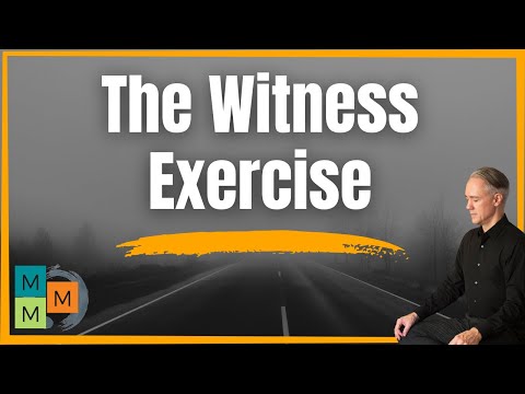 Present Moment Connection |  The Witness Exercise | Acceptance and Commitment Therapy Observing Self