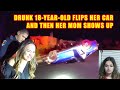 Drunk 18-Year-Old Goes to Frat Party and Flips Her Car