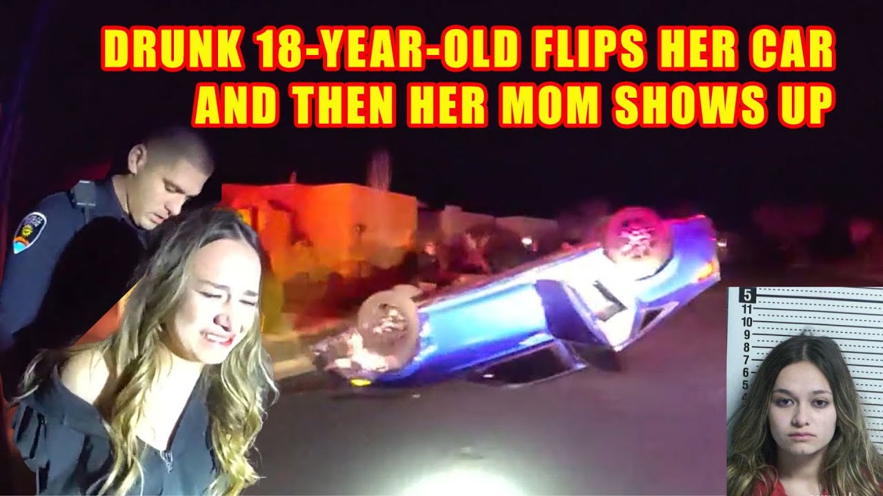 Drunk 18-Year-Old Goes to Frat Party and Flips Her Car - YouTube