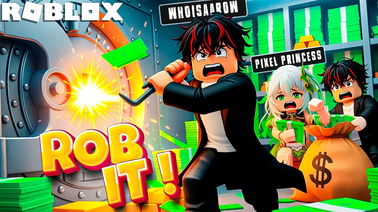 😹 We Became The Biggest Criminals In ROBLOX History! 🤑 | ROB IT 🔥