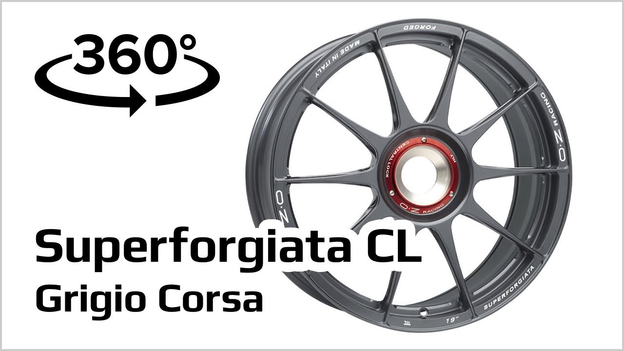 Jante alu OZ Superforgiata CL Grigio Corsa