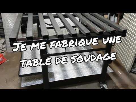 Vidéo: De quoi doit être faite une table de soudage ?