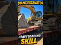Heavy Equipment Loading | Watch Till End 👀 #excavator #shorts