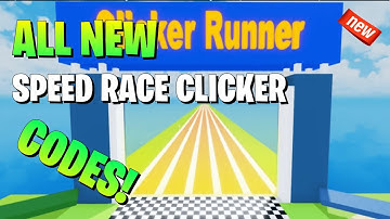 *NEW* ALL 4 ACTIVE SPEED RACE CLICKER CODES FOR (SEPTEMBER 2022) | ROBLOX