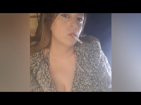 Smoking 2 Cigarettes Dangling And Up Close Blowing Smoke In Your Face Smokingfetish 