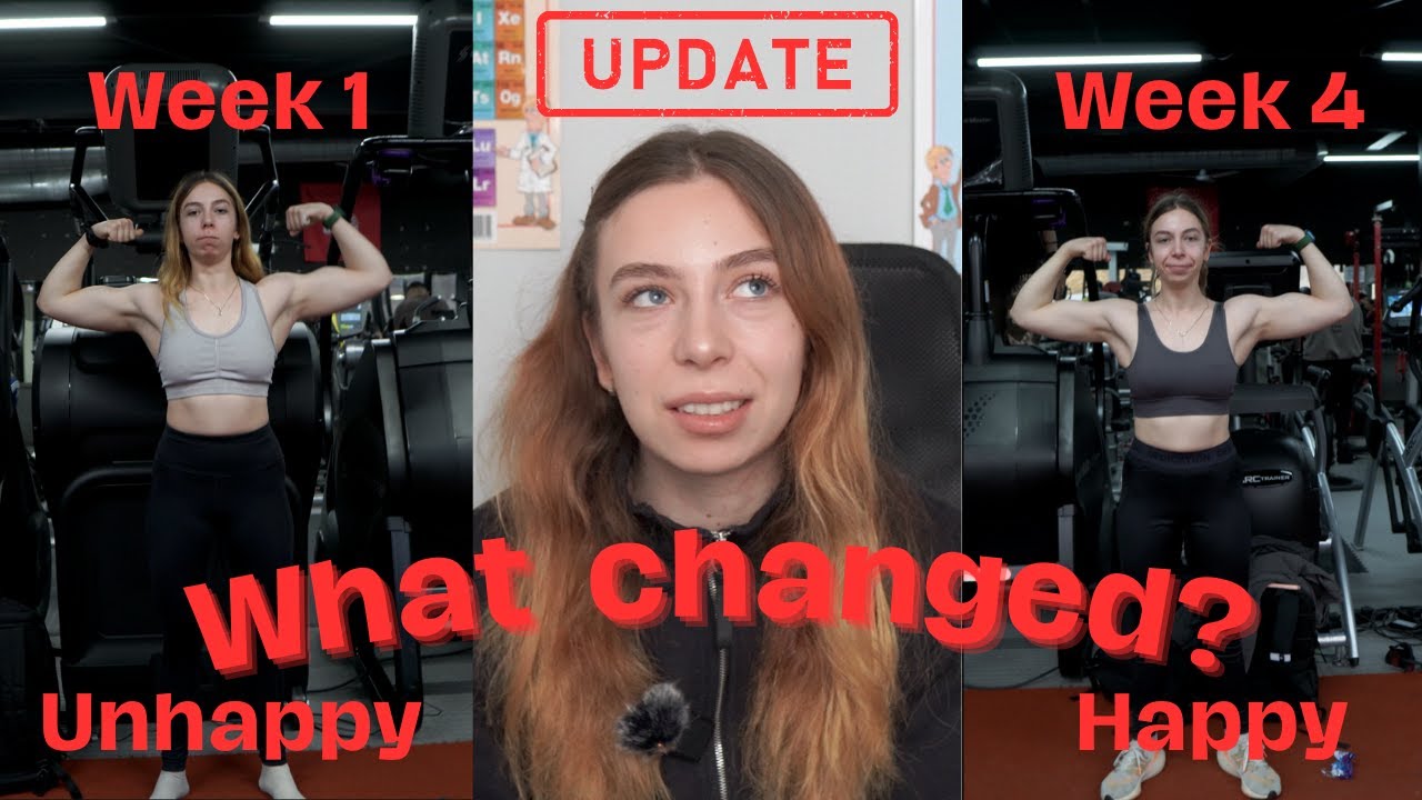 Body Transformation Week 4 + Diet Changes & Habits YouTube