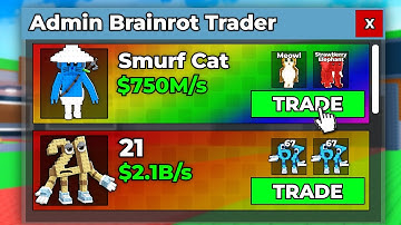 Steal A Brainrot, But The BRAINROT TRADER is OVERPOWERED..