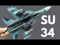 SU-34 RUSSIAN AIRCRAFT BUILD  [ Old Mold 1999 Kit ] Tamiya Rebox 1/ 72 Scale HOW TO