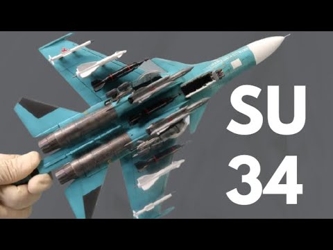 ①タミヤ Sukhoi SU-34 1/72 プラモデル　3個 SUKHOI SU-34 FULLBACK AIRCRAFT 