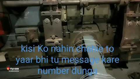 Bucket handle making machine 9699891177