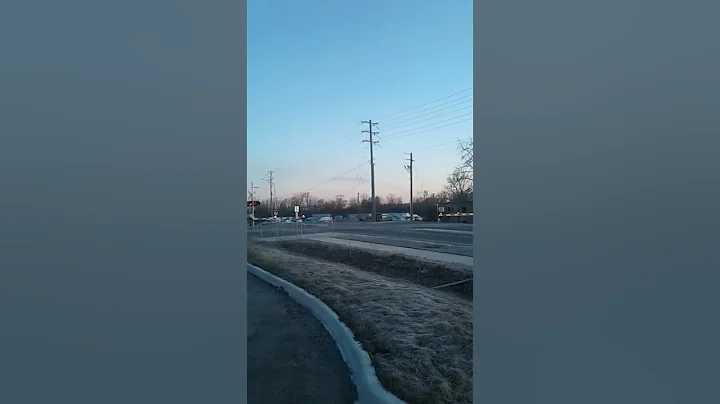 CP 8821 East (CPKC 134) Passing By Bronte Street In Milton Ontario 04/13/25