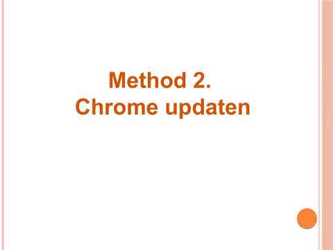 Hoe Google Chrome repareren?