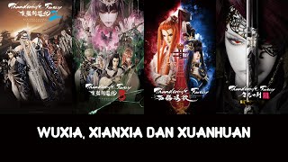 Perbedaan Novel Wuxia, Xianxia dan Xuanhuan