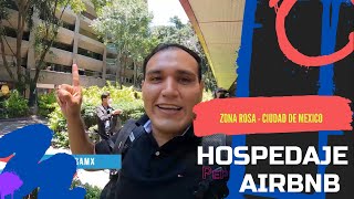 Hospedaje en AIRBNB en la CIUDAD DE MEXICO por el ANGEL DE INDEPENDENCIA  PepeRaMx