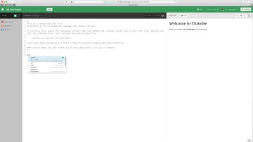 JavaScript - An Introduction to Thimble