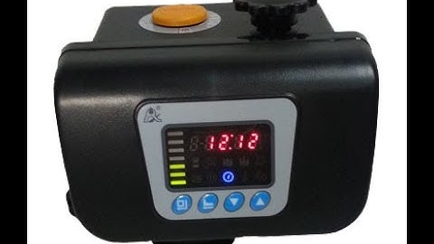 Hướng dẫn cài đặt thông số van tự động F112A3