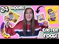 24 Hours Eating Only Easter Food!