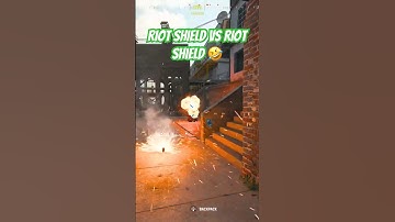 Riot Shield vs Riot Shield 🤣 #Warzone #MW3 #cod #ps5 #callofduty #funny #clips #solo #rebirthisland