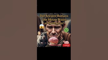 Did Ancient Romans Use Mouse Brains as Toothpaste?|Atlassshortz|#facts#mouse#toothpaste#ancientroman
