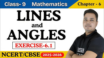 Lines and Angles class 9  |#Exercise 6.1 | Full Solution by Shivam Sir | #CBSE | #eeze your Study