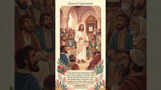 I am the Living Bread. #gospeltoday #bibleverse #catholicfaith #catholic #livingbread #jesusfirst