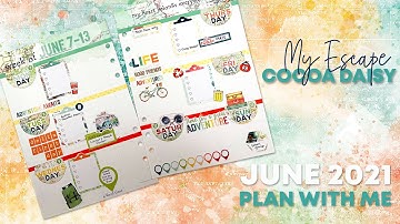 Plan With Me   Cocoa Daisy June 2021 My Escape Kits