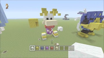 MineCraft 3D Pixel Art Tutorial - Rayman Model