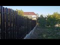 Забор из евроштакетника готов Анапская