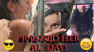 PRANKED PREGNANT WIFE ALL DAY!  (April Fools Day)