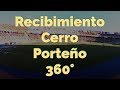 Cerro Porteño 4-1 Luqueño Recibimiento 360 grados