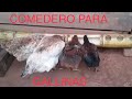 Cómo hacer un comedero y bebedero de agua casero para gallinas y pollos