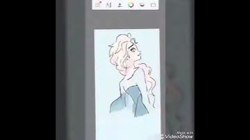 Elsa | Frozen | Autodesk speed drawing | cute digital drawing