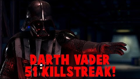 DARTH VADER 51 KILLSTREAK! - Star Wars Battlefront