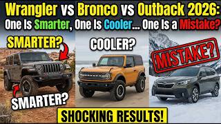 Athlete Statistics Jeep Wrangler vs Ford Bronco vs Subaru Outback 2026 – Heart or Brain? The Truth Will Surprise You!
