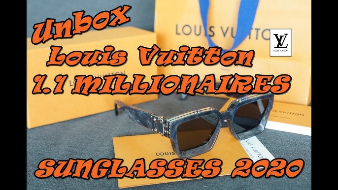 Louis Vuitton 1.1 Millionaires Sunglasses Pale Yellow