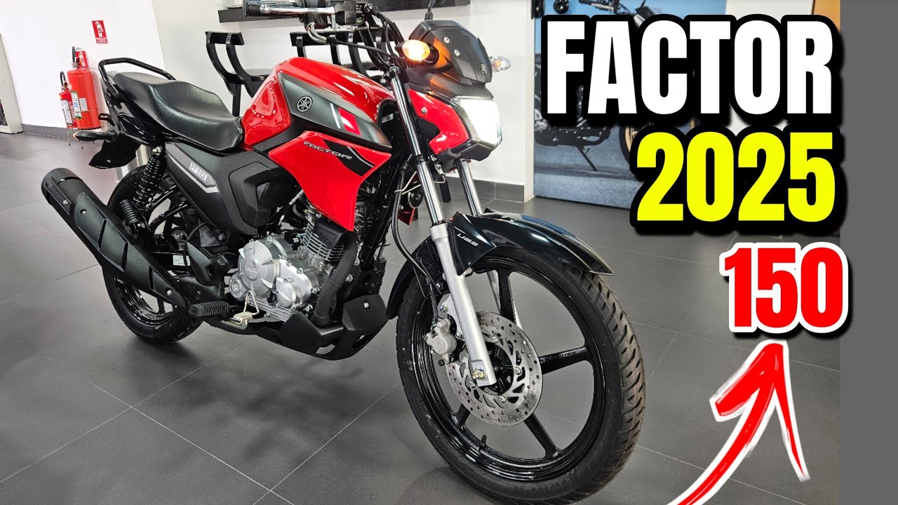 NOVA FACTOR YBR FACTOR 2025 / COMO FICOU? PREÇO 