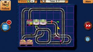 Rail Maze 2 Short Long Train Gameplay - Train Puzzle Game - Android Gameplay #2117